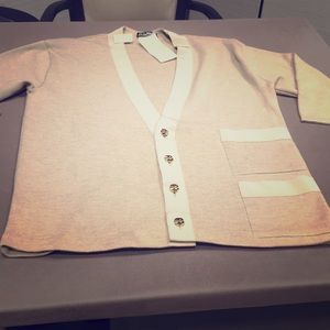 3/4 length cardigan sweater by Designer